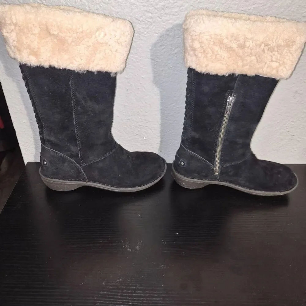 Ugg Black and Grey Boots